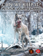 Can We Keep It? Pets for your 5E Game