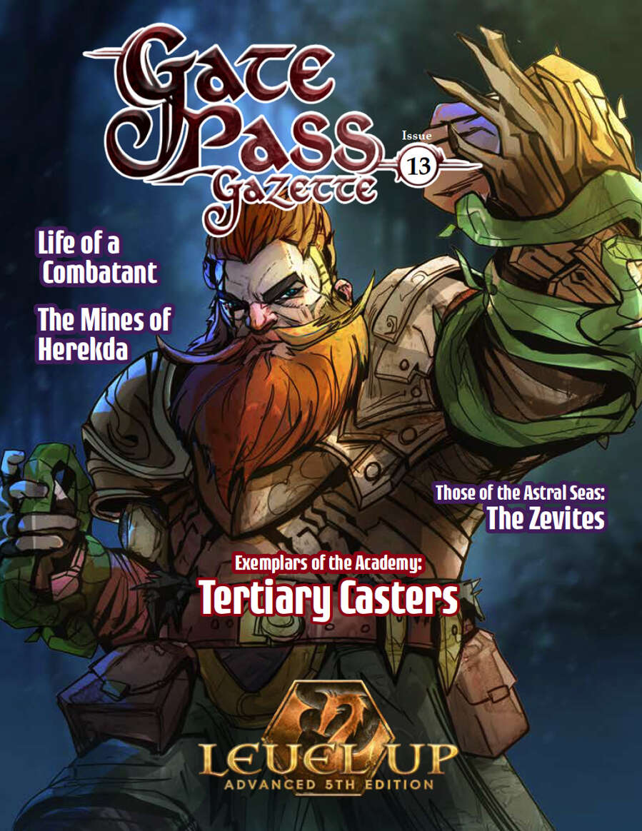 Level Up: Gate Pass Gazette Issue #13 (A5E) - EN Publishing | Level Up:  Advanced 5th Edition | Gate Pass Gazette | DriveThruRPG