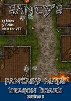 Santy's Fantasy Map Pack - Dragon Hoard Series