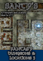 Santy's Fantasy Map Pack - Dungeons and Locations 3