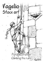 Pencil Works: Climbing the Ruins