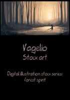 Digital illustration stock series: Forest Spirit
