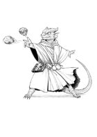 Character stock sketch series: Kobold sorcerer
