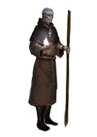 Stock character digital sketch: Priest