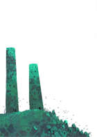 Vagelio Kaliva - Stock digital Illustration - Green Towers