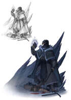 Character stock sketch and color series - Eaglefolk Slaver