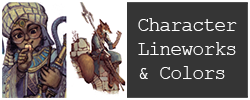 Character Lineworks and Colors