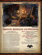 Oddities, Artifacts, and Esoterica
