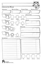 Shadow of the Demon Lord Character Sheet