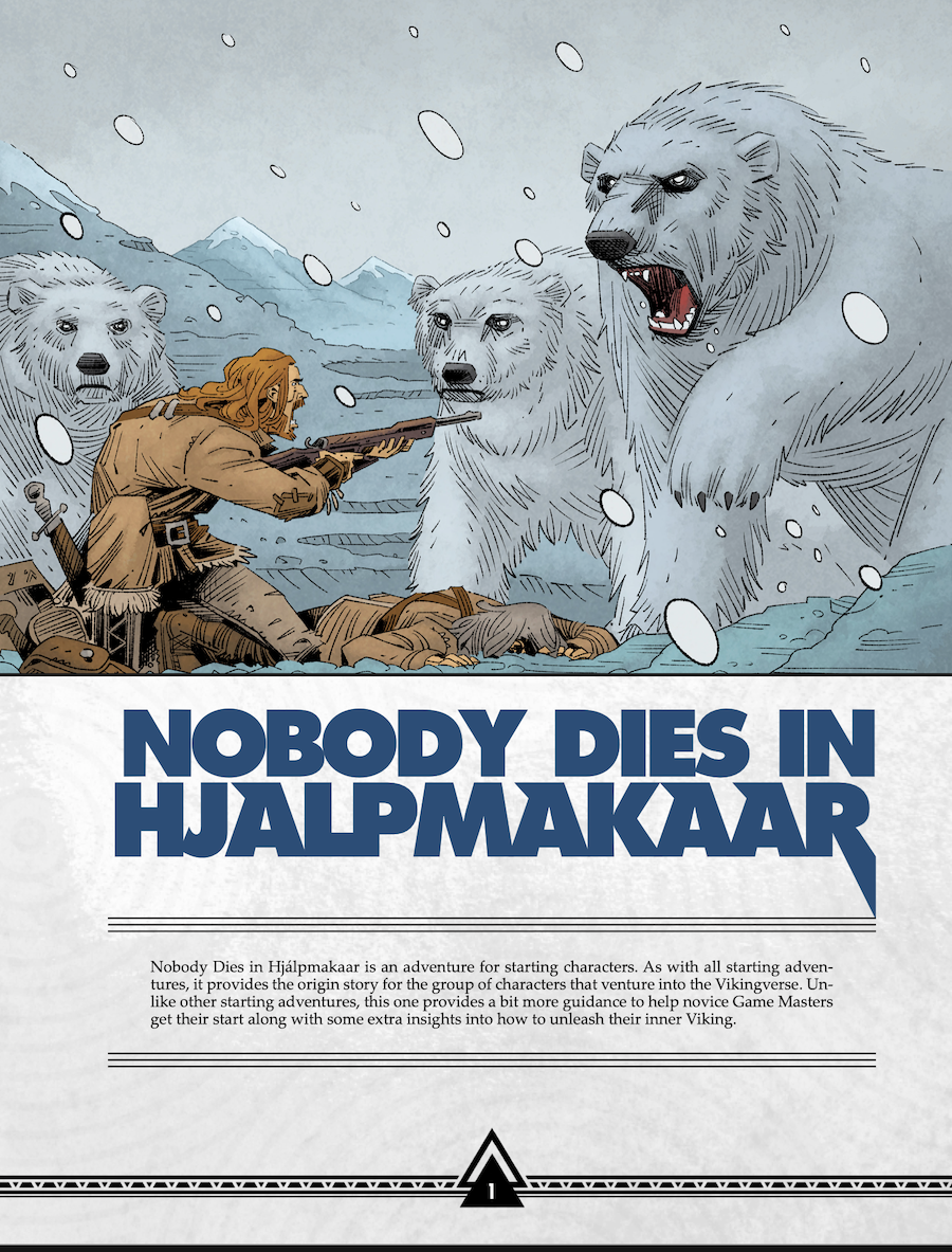 Nobody Dies in Hjalpmakaar - Schwalb Entertainment | When the Wolf Comes |  DriveThruRPG