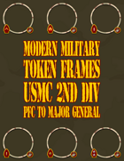 Modern Military Token Frames: 2nd Marine