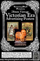 28mm Vintage Victorian Era Advertising posters
