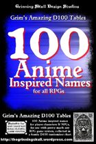100 Anime Inspired Names for all RPGs