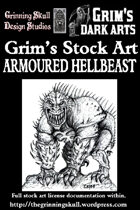 Grim's Stock Art: Armoured Hellbeast