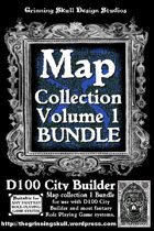 D100 City Builder: Map Collection Vol 1  [BUNDLE]
