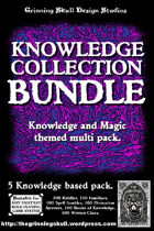 Grim's Amazing D100 Tables: Knowledge Collection [BUNDLE]
