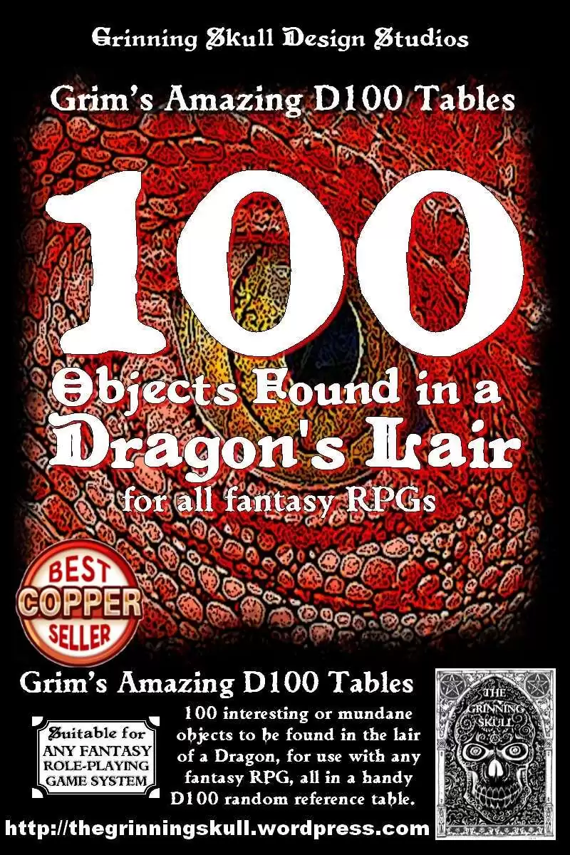 100 Objects Found in a Dragon's Lair for all fantasy RPGs - Grinning ...