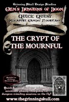 Quick Quests Miniature Gaming Floorplans: The Crypt of the Mournful Poster Map