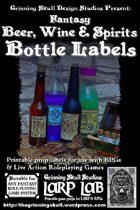LARP LAB: Fantasy Beer, Wine & Spirits Bottle Labels