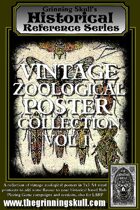 Grinning Skull's Historical Reference Series: Vintage Zoological Poster Collection Vol 1.