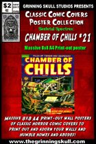 Classic Comic Covers Posters: Skeletal Spectres 8x8: Chamber of Chills #21