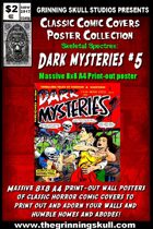 Classic Comic Covers Posters: Skeletal Spectres 8x8: Dark Mysteries #5