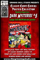 Classic Comic Covers Posters: Skeletal Spectres 5x5: Dark Mysteries #5