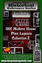 Grinning Skull's Historical reference series: 1916 Modern House Plans Layout Collection 2