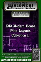Grinning Skull's Historical reference series: 1910 Modern House Plans Layout Collection 1