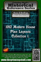 Grinning Skull's Historical reference series: 1912 Modern House Plans Layout Collection 1