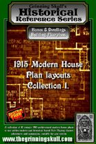 Grinning Skull's Historical reference series: 1915 Modern House Plans Layout Collection 1