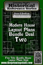 Modern House Layout Plans Bundle Two. [BUNDLE]