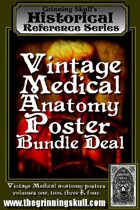 Vintage Medical Anatomy Posters Bundle Deal [BUNDLE]