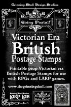 LARP LAB: Going Postal: Victorian Era British postage Stamps, printable props