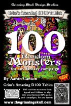 100 Random Monsters for any fantasy RPG campaign.