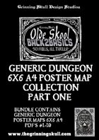 Olde Skool Back2basics Dungeon Poster Maps Collection 1 [BUNDLE]
