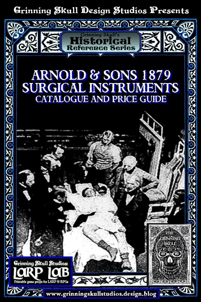 LARP LAB Historical Reference: 1879 Surgical Instruments Catalogue ...