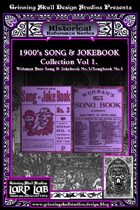 LARP LAB Historical Reference: 1900s Song & Jokebook collection Vol.1