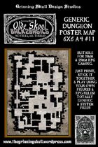 Olde Skool, Back2basics Giant 6x6 A4, Dungeon Poster Map #11