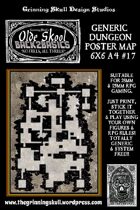 Olde Skool, Back2basics Giant 6x6 A4, Dungeon Poster Map #17