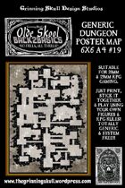 Olde Skool, Back2basics Giant 6x6 A4, Dungeon Poster Map #19