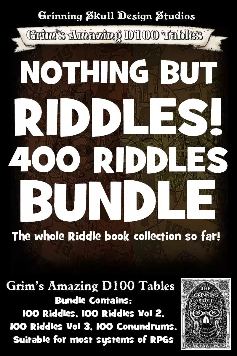 Nothing But Riddles, 400 Riddles [BUNDLE] - Grinning Skull Studios ...