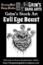 Grim's Stock Art Evil Eye Beast