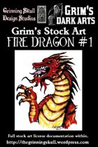 Grim's Stock Art: Fire Dragon #1