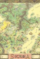 Hand Drawn Fantasy Map of Segridia A1 size