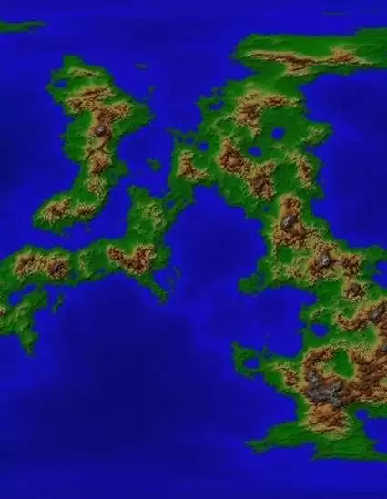 World Map 1 - DDTrpg | DriveThruRPG