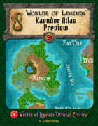Worlde of Legends™ PREVIEW: Campaign Worlde - Kaendor Mini-Atlas
