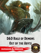 Fantasy Grounds: D&D Rage of Demons: Out of the Abyss