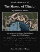 1 on 1 Adventures #6: The Shroud of Olindor for Fantasy Grounds