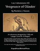 1 on 1 Adventures #10: Vengeance of Olindor for Fantasy Grounds